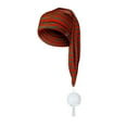 thumbnail image 1 of Unisex Night Cap Striped Pajama Hat Adjustable Sleeping Caps with Pom Ball for Party Supplies, 1 of 7