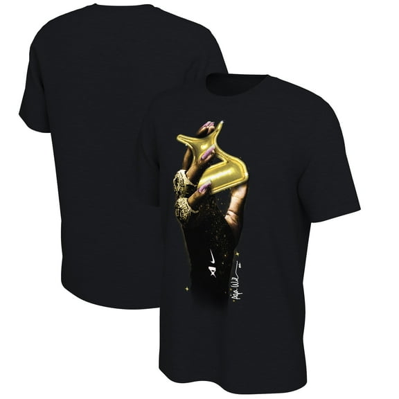 Unisex Nike A'ja Wilson Black Las Vegas Aces WNBA Summit Player T-Shirt