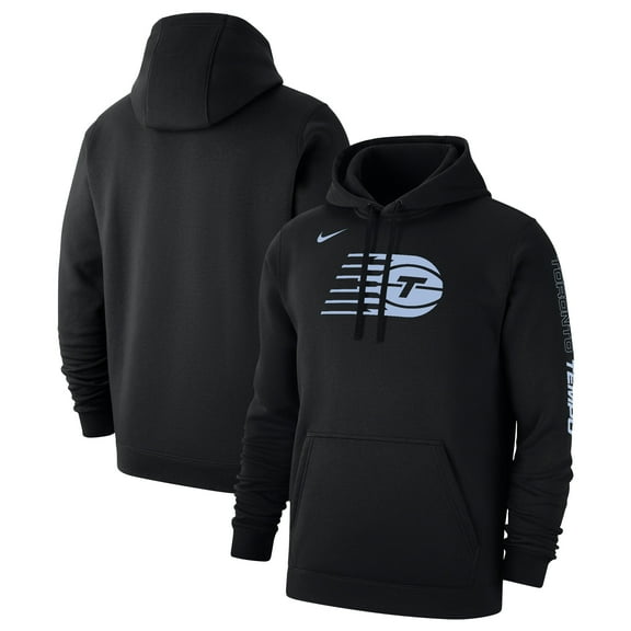 Unisex Nike  Black Toronto Tempo Logo Club Fleece Pullover Hoodie