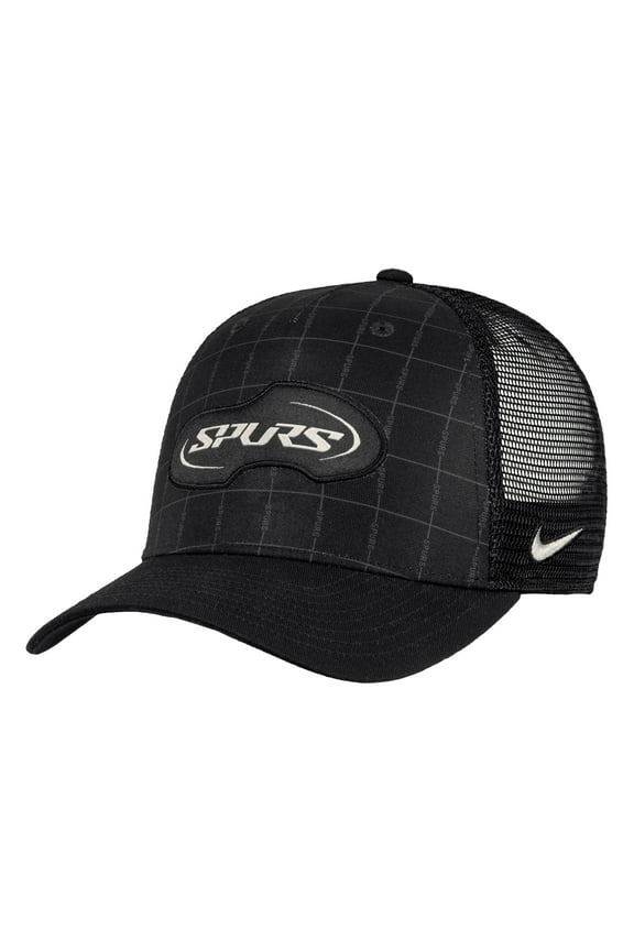 Unisex Nike Black Tottenham Hotspur Rise Printed Trucker Adjustable Hat