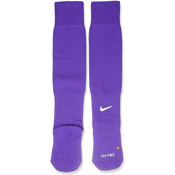 Unisex Nike Classic II Cushion Over-the-Calf Football Sock X-Small Purple