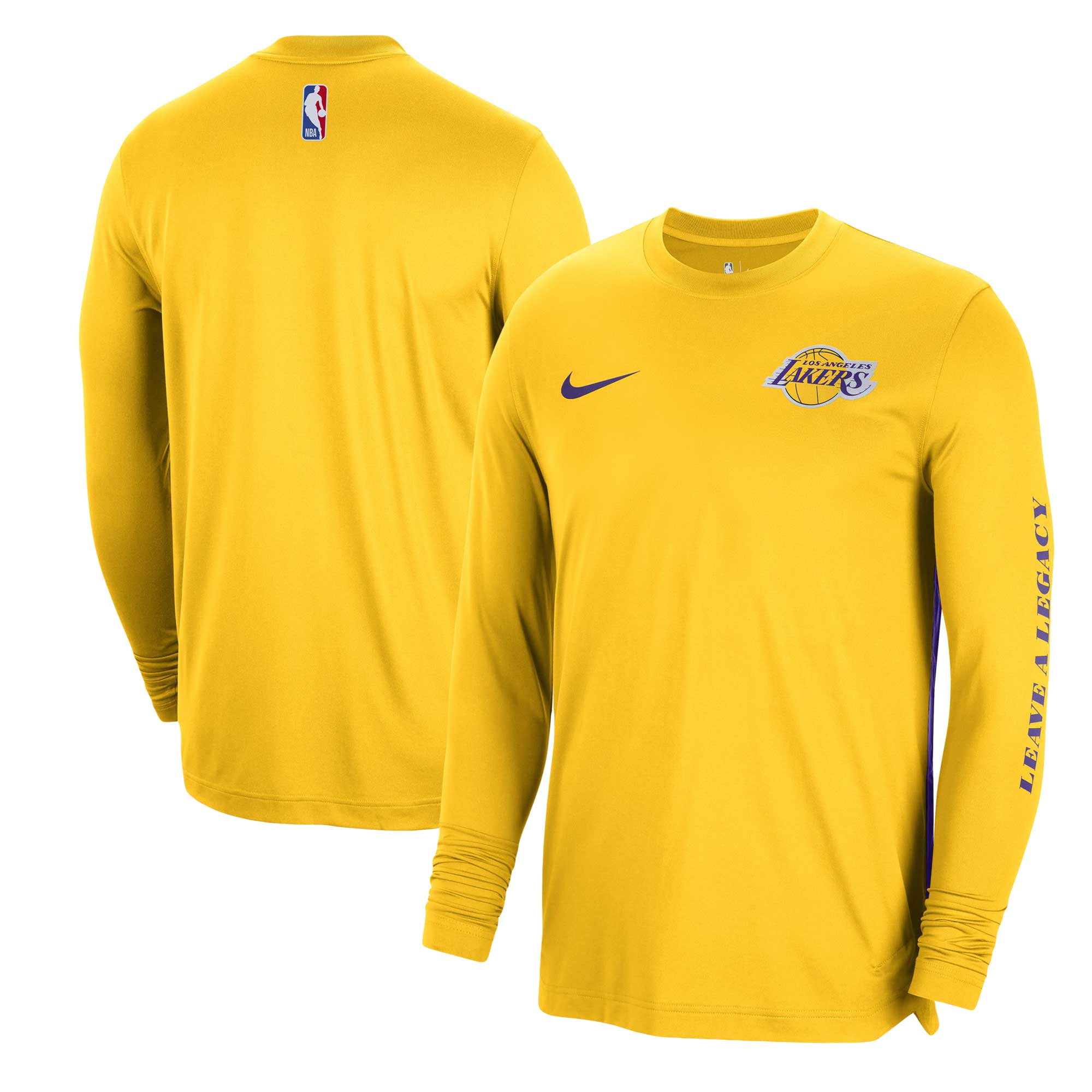 Unisex Nike Gold Los Angeles Lakers 2023/24-Authentic Pregame Long ...