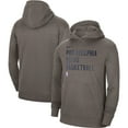 thumbnail image 1 of Unisex Nike Heather Gray Philadelphia 76ers 2023/24 Performance Spotlight On-Court Practice Pullover Hoodie, 1 of 3