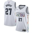 thumbnail image 1 of Unisex Nike Jamal Murray White Denver Nuggets 2024/25 Swingman Player Jersey - City Edition, 1 of 3