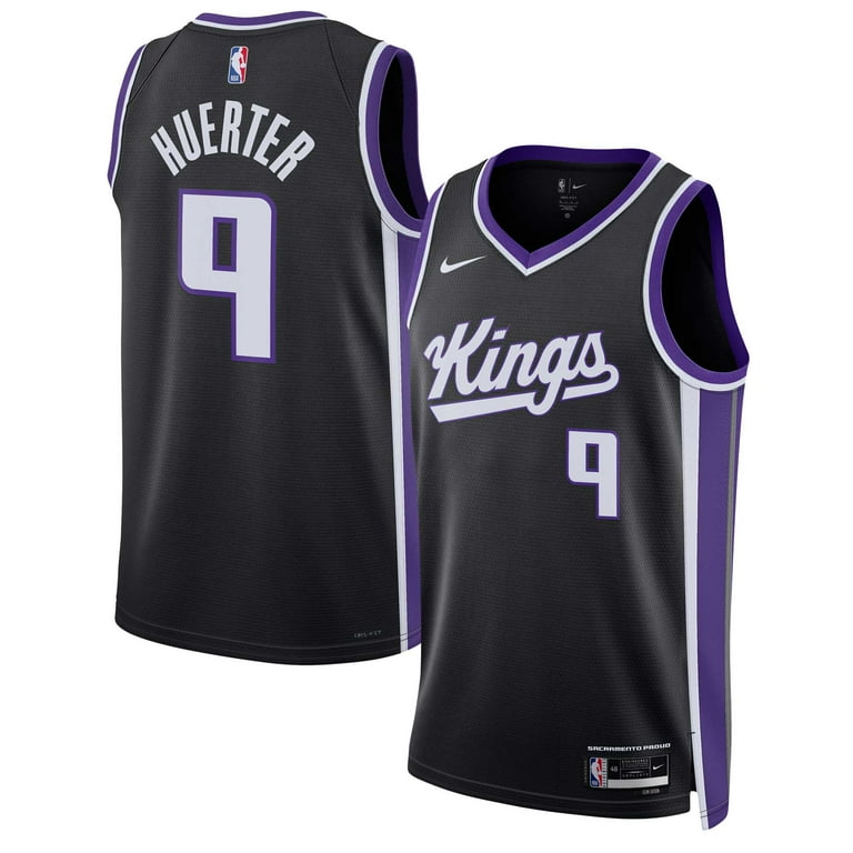 Unisex Nike Kevin Huerter Black Sacramento Kings Swingman Jersey Icon Edition Walmart