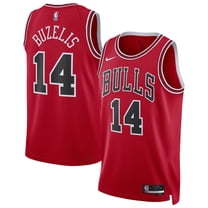 Unisex Nike Matas Buzelis Red Chicago Bulls Swingman Player Jersey - Icon Edition