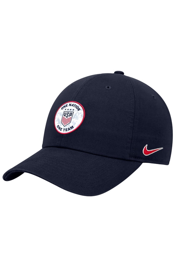 Unisex Nike Navy USWNT Club Adjustable Hat