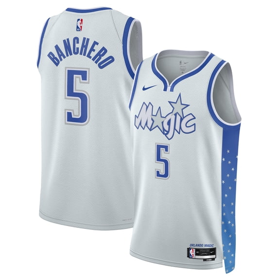 Unisex Nike Paolo Banchero Silver Orlando Magic 2025/26 Swingman Jersey - City Edition