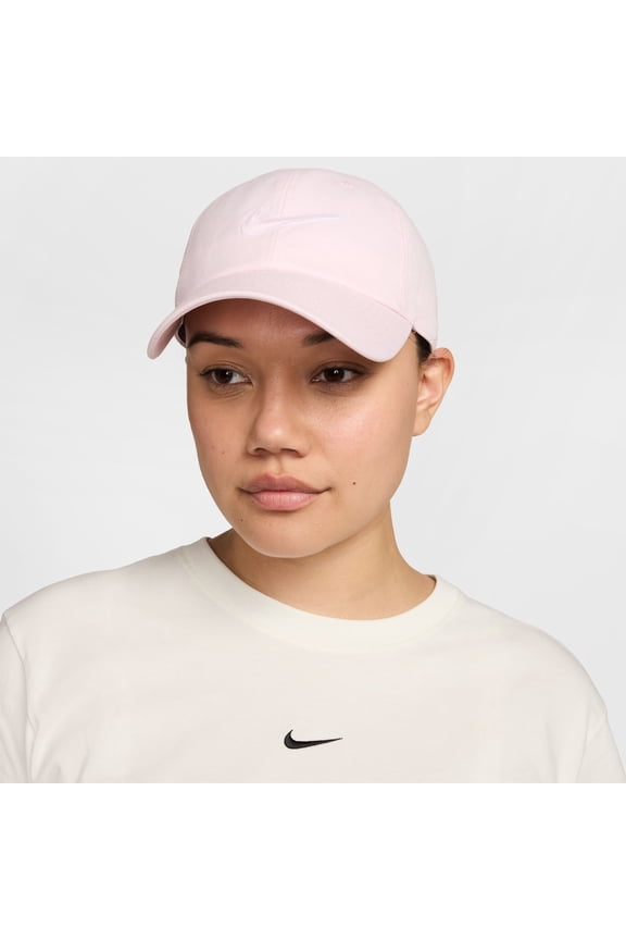 Unisex Nike Pink Swoosh Lifestyle Club Adjustable Hat