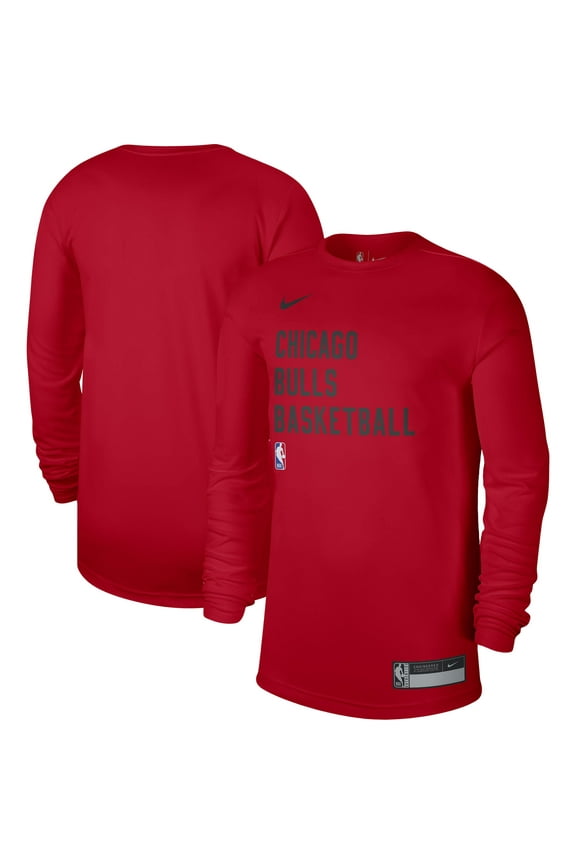 Unisex Nike Red Chicago Bulls 2023/24 Legend On-Court Practice Long Sleeve T-Shirt