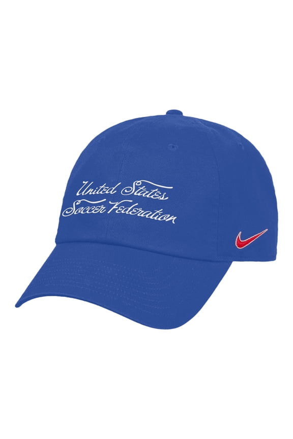 Unisex Nike Royal USMNT Club Adjustable Hat