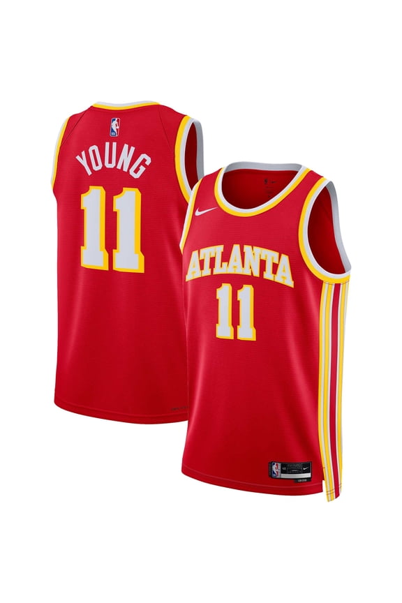 Unisex Nike Trae Young Red Atlanta Hawks Swingman Jersey - Icon Edition