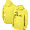 thumbnail image 1 of Unisex Nike Yellow Utah Jazz 2023/24 Performance Spotlight On-Court Practice Pullover Hoodie, 1 of 3
