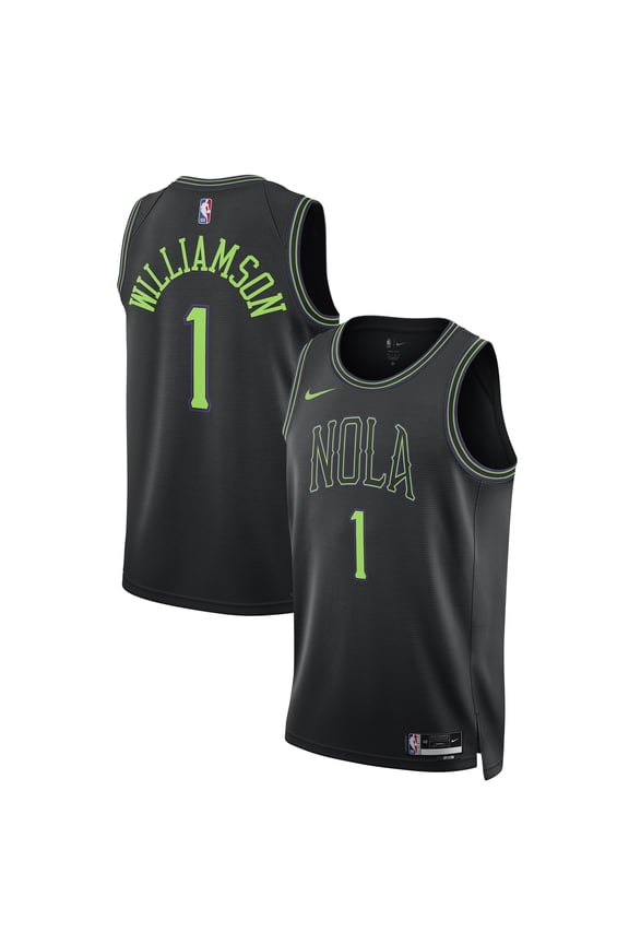 Unisex Nike Zion Williamson Black New Orleans Pelicans 2025/26 Swingman Jersey - City Edition