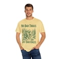 thumbnail image 1 of Unisex No Bad Trails Just Bad Knees Funny Sarcastic Comfort Colors Shirt, 1 of 7