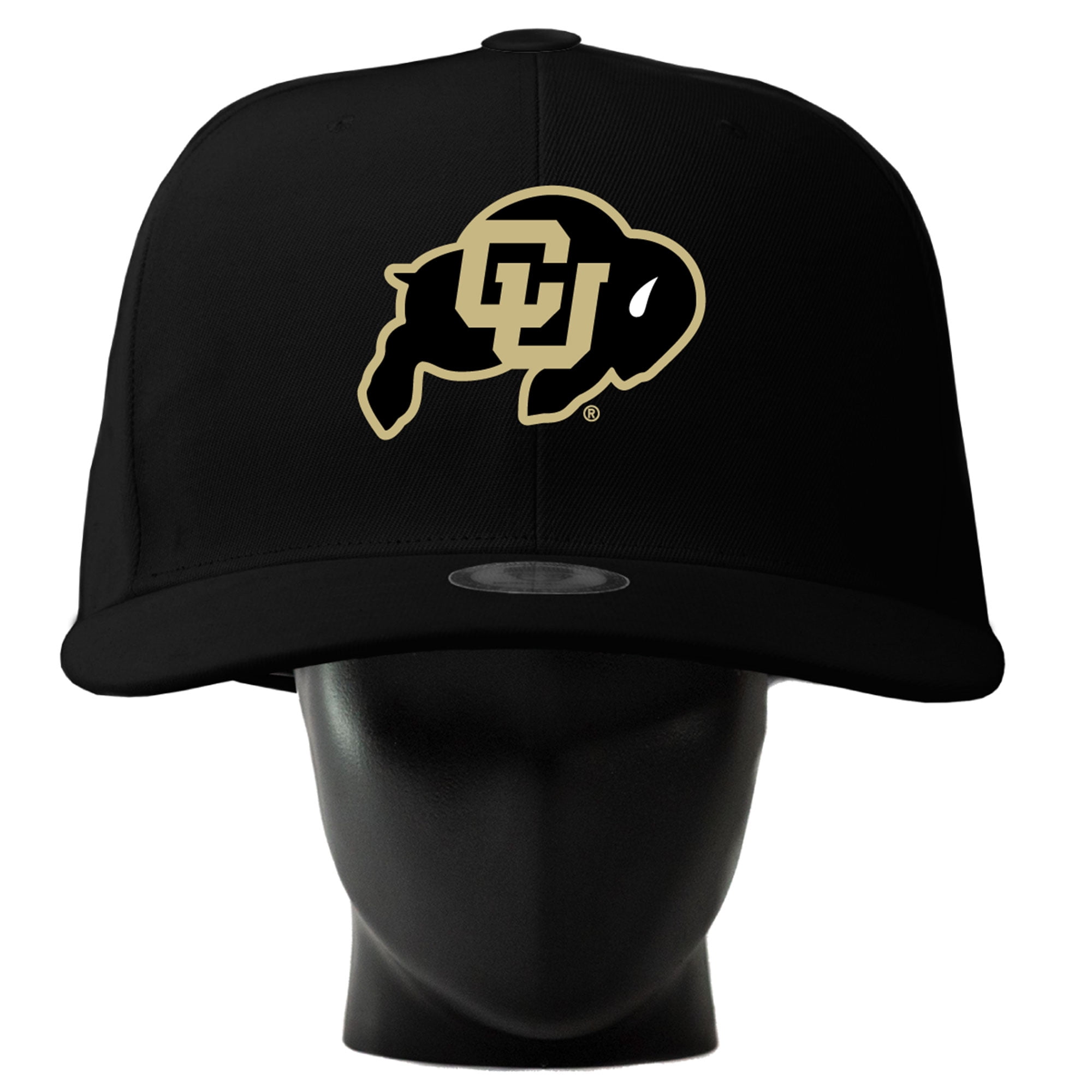 Unisex Noggin Boss Black Colorado Buffaloes Oversized Hat