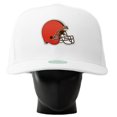 thumbnail image 1 of Unisex Noggin Boss  White Cleveland Browns Oversized Hat, 1 of 3