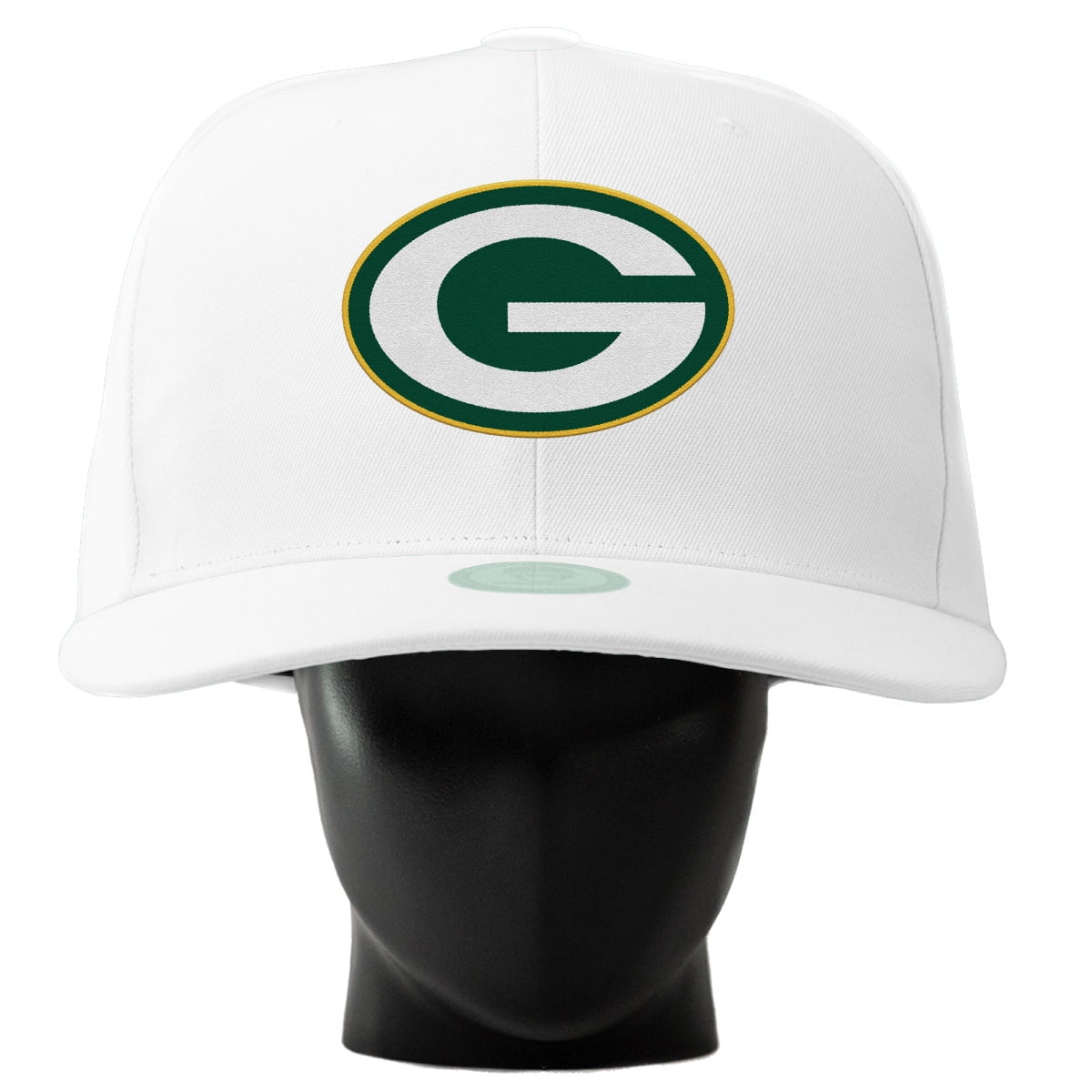 Unisex Noggin Boss White Green Bay Packers Oversized Hat