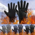 thumbnail image 1 of Unisex Non Slip Winter Riding Gloves Plus Velvet Warm Buckle Design, 1 of 9