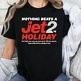 thumbnail image 1 of Unisex Nothing Beats A Jet2 Holiday Graphic T-Shirt, Sizes S-5XL, Tbun, 1 of 5