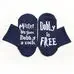 Unisex Novelty Socks Master Has Given Dobby A Sock Dobby Is Free Funny Socks Soft Cotton Casual Print Letter Socks for Women 8