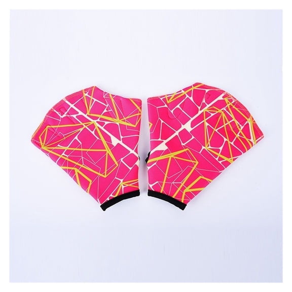 Unisex Nylon Gloves Aquatic Swimming Webbed Gloves Water Training Hand Webbed Hands Webbed Flippers Gloves Dive Hand Equipment ,Great Palm Grip