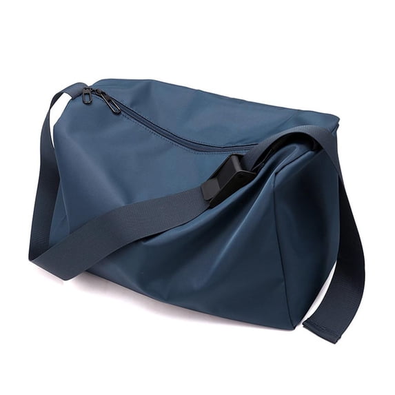 Unisex Nylon Gym Bag Waterproof Lightweight With Adjustable Strap And Multiple Compartments