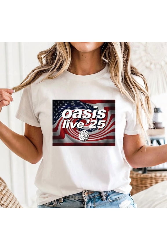 Unisex Oasis Band Tour 2025 - Oasis 25 Years Live Tour Tee T-Shirt, Sizes S-5XL, Tbun