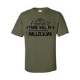 thumbnail image 1 of Unisex One Day There Will Be No Sickness Hallelujah Short Sleeve T-shirt-Military-5xl, 1 of 4