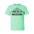 thumbnail image 1 of Unisex One Day There Will Be No Sickness Hallelujah Short Sleeve T-shirt-Mint-medium, 1 of 4