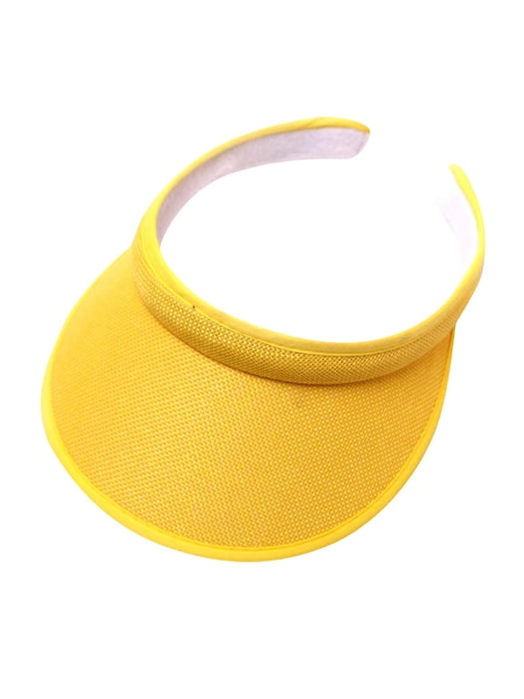 Unisex Open Top Straw Visor Wide Brim Wide Brim Sun Beach Cap Outdoor Summer Shade Sun Visor