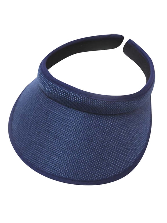 Unisex Open Top Straw Visor Wide Brim Wide Brim Sun Beach Cap Outdoor Summer Shade Sun Visor