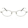 thumbnail image 1 of Unisex Optical Eyewear - Oval Shape, Metal Full Rim, Shiny Gunmetal, 1 of 4