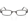 thumbnail image 1 of Unisex Optical Eyewear - Rectangle Shape, Metal Full Rim, Black, 1 of 4