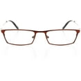 thumbnail image 1 of Unisex Optical Eyewear - Rectangle Shape, Metal Full Rim, Red Lust, 1 of 4