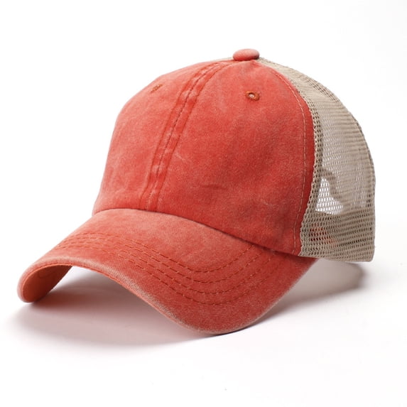 Unisex Outdoor Cotton High Quality Embroidered Mesh Baseball Caps Adjustable