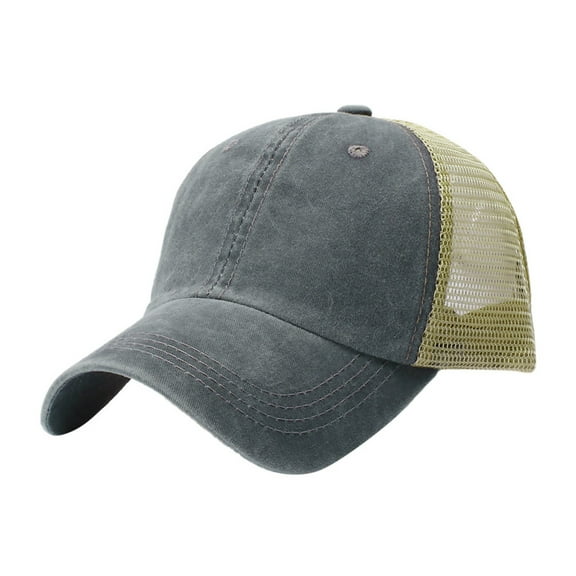 Unisex Outdoor Cotton High Quality Embroidered Mesh Baseball Caps Adjustable