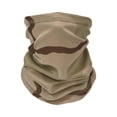 thumbnail image 1 of Unisex Outdoor Cycling Face Mask, Camouflage Mesh Sunscreen Headscarf Neck Gaiter, Quick Dry Summer Gear, Cool Gift(One Size,Brown), 1 of 3