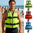 thumbnail image 1 of Unisex Outdoor Swim Life Jacket With Safety Strap and Whistle, Thickened Anti-sinking Flotation Vest for Swimming, Flood Prevention, Water Rescue and Outdoor Water Activity, 1 of 7