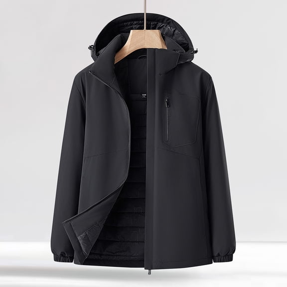 Unisex Outdoor Waterproof Jacket – Warm Loose-Fit Workwear & Mountaineering Coat for Men & Women