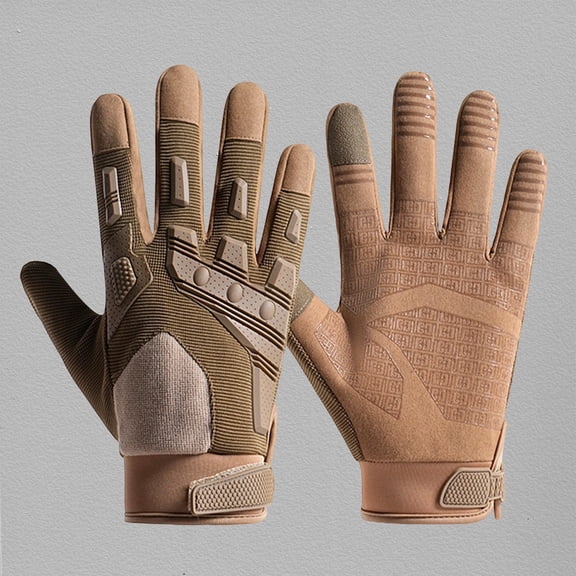 Unisex Outdoor Work Gloves Wrist Training Anti Wear Protective Comfortable Breathable Cycling Fitness Finger Exposed Gloves for Women Men