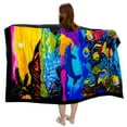 thumbnail image 1 of Unisex Oversized Adult Beach Towel, 100% Cotton, Highly Absorbent, 71"x41", 1 of 5