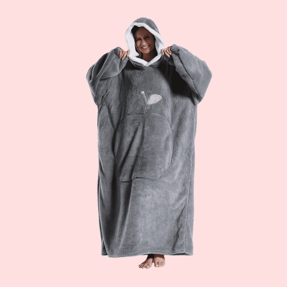 Unisex Oversized Wearable Blanket Hoodie - Long/Short Styles Warm Soft Christmas Birthday Gift