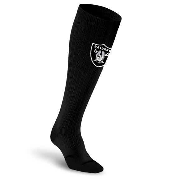 Unisex PRO Compression Black Las Vegas Raiders Over-the-Calf Medium Graduated Compression Socks