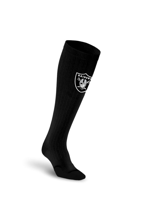 Unisex PRO Compression Black Las Vegas Raiders Over-the-Calf Medium Graduated Compression Socks