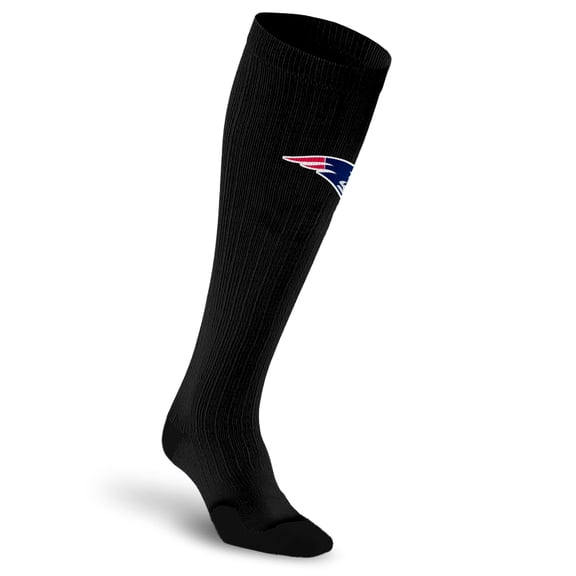 Unisex PRO Compression Black New England Patriots Over-the-Calf Medium Graduated Compression Socks