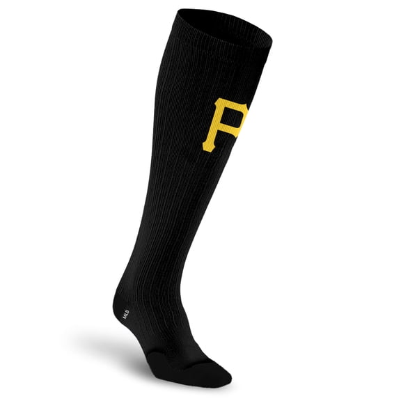 Unisex PRO Compression Black Pittsburgh Pirates Over-the-Calf Medium Graduated Compression Socks