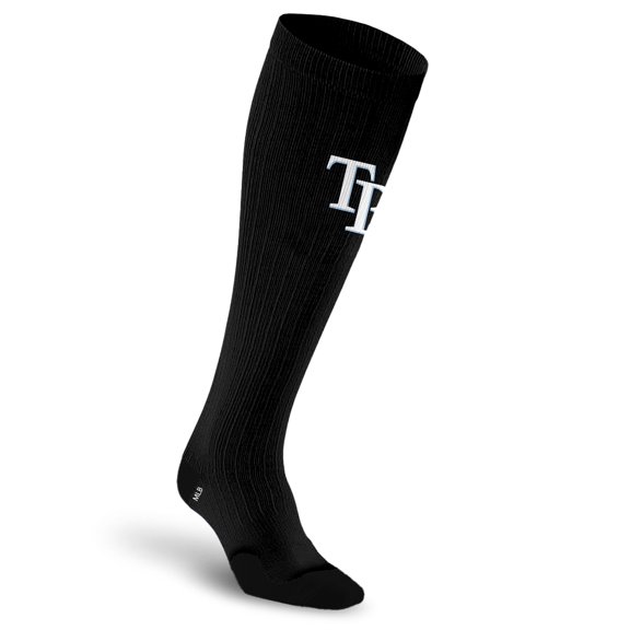 Unisex PRO Compression Black Tampa Bay Rays Over-the-Calf Medium Graduated Compression Socks