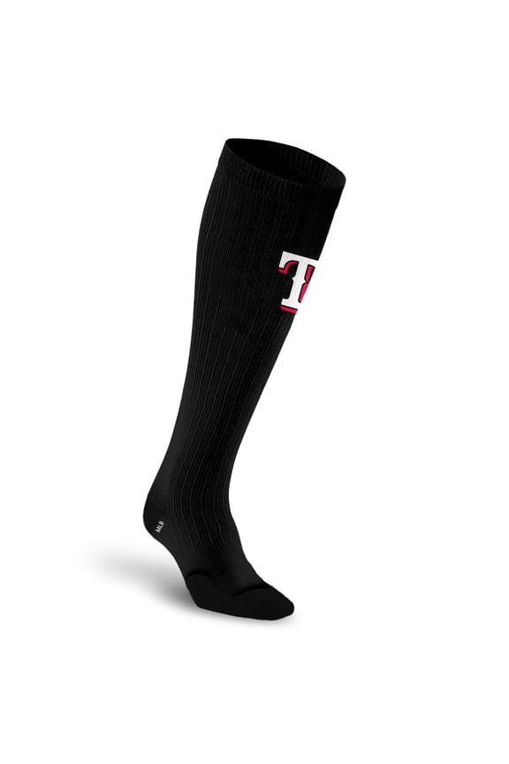MLB Texas Rangers Kids Team Black Knee-High Socks 3-6
