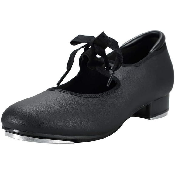 Unisex PU Leather/Patent Ribbon Tie Tap Shoe Dance Shoes for Women Dance Shoes